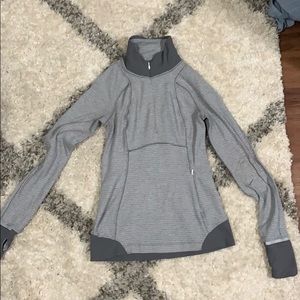 Lululemon gray running jacket